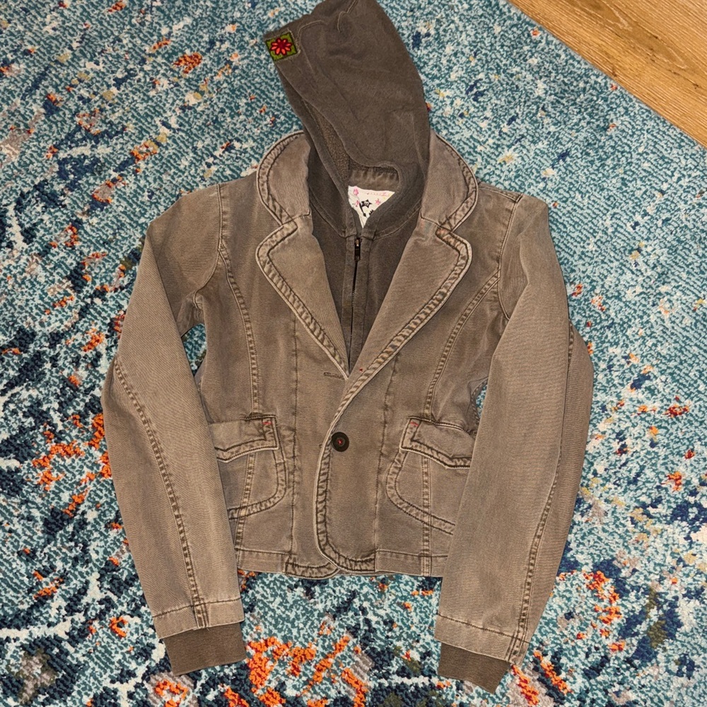 Brown Hooded Jacket